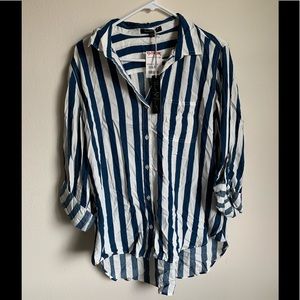 NWT Striped Button Down Shirt